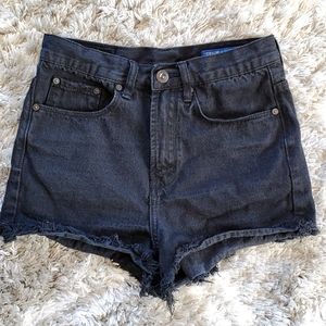 Denim Colab Jean Shorts